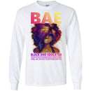 African American T Shirt BAE Black And Educated Black History Month Funny Gift Shirts CustomCat