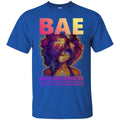 African American T Shirt BAE Black And Educated Black History Month Funny Gift Shirts CustomCat