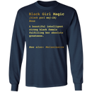 African American T-Shirt Black Girl Magic Noun Definition Melaninaire CustomCat