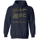 African American T-Shirt Black Girl Magic Noun Definition Melaninaire CustomCat