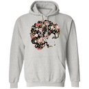 African American T-Shirt Black Girl With Flowers Hair CustomCat