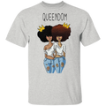 African American T-Shirt Black Women Queendom CustomCat