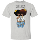 African American T-Shirt Black Women Queendom CustomCat