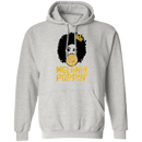 African American T-Shirt Melanin Poppin' Balloons Crown Black History Month Shirt For African Pride CustomCat