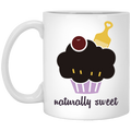 African American Coffee Mug Natural Sweet Cake Funny 11oz - 15oz White Mug