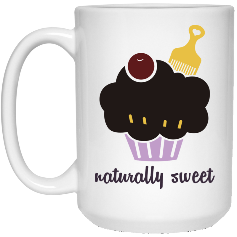 African American Coffee Mug Natural Sweet Cake Funny 11oz - 15oz White Mug