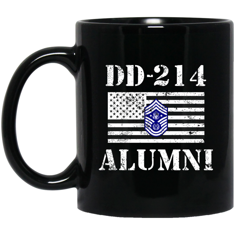 Air Force Coffee Mug DD 214 Alumni - Air Force Chief Master Sergeant Of The Air Force 11oz - 15oz Black Mug