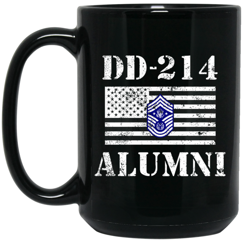 Air Force Coffee Mug DD 214 Alumni - Air Force Chief Master Sergeant Of The Air Force 11oz - 15oz Black Mug