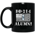 Air Force Coffee Mug DD 214 Alumni - Air Force First Lieutenant 11oz - 15oz Black Mug