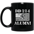 Air Force Coffee Mug DD 214 Alumni - Air Force Lieutenant Colonel 11oz - 15oz Black Mug