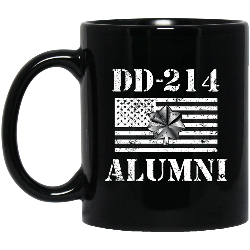 Air Force Coffee Mug DD 214 Alumni - Air Force Lieutenant Colonel 11oz - 15oz Black Mug
