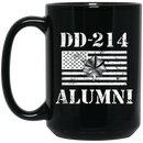 Air Force Coffee Mug DD 214 Alumni - Air Force Lieutenant Colonel 11oz - 15oz Black Mug