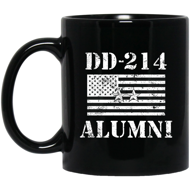 Air Force Coffee Mug DD 214 Alumni - Air Force Major General 11oz - 15oz Black Mug