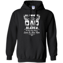 All i want is for my dad in heaven to knew how much i love & miss him T-shirts CustomCat