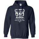 All i want is for my dad in heaven to knew how much i love & miss him T-shirts CustomCat