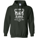 All i want is for my dad in heaven to knew how much i love & miss him T-shirts CustomCat