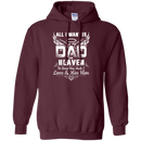 All i want is for my dad in heaven to knew how much i love & miss him T-shirts CustomCat