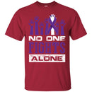 Alzheimer Awareness T Shirt No One Fights Alone Shirts CustomCat