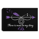 Alzheimer's Awareness Canvas - There Is More To My Story Canvas Wall Art Decor