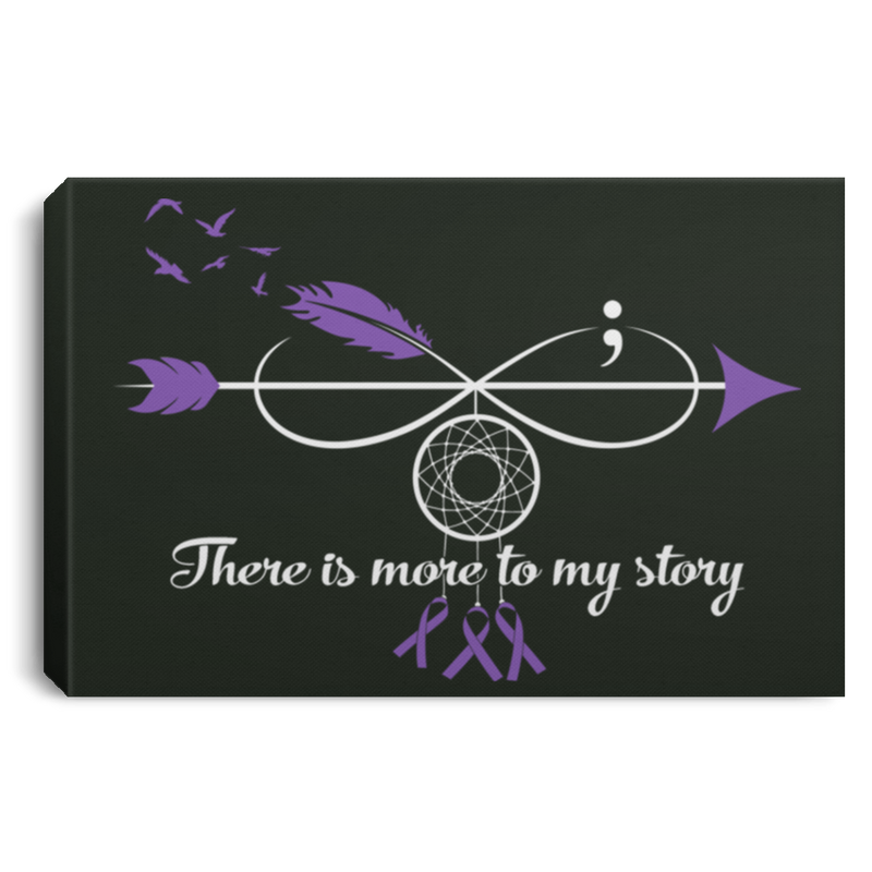 Alzheimer's Awareness Canvas - There Is More To My Story Canvas Wall Art Decor
