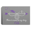 Alzheimer's Awareness Canvas - There Is More To My Story Canvas Wall Art Decor
