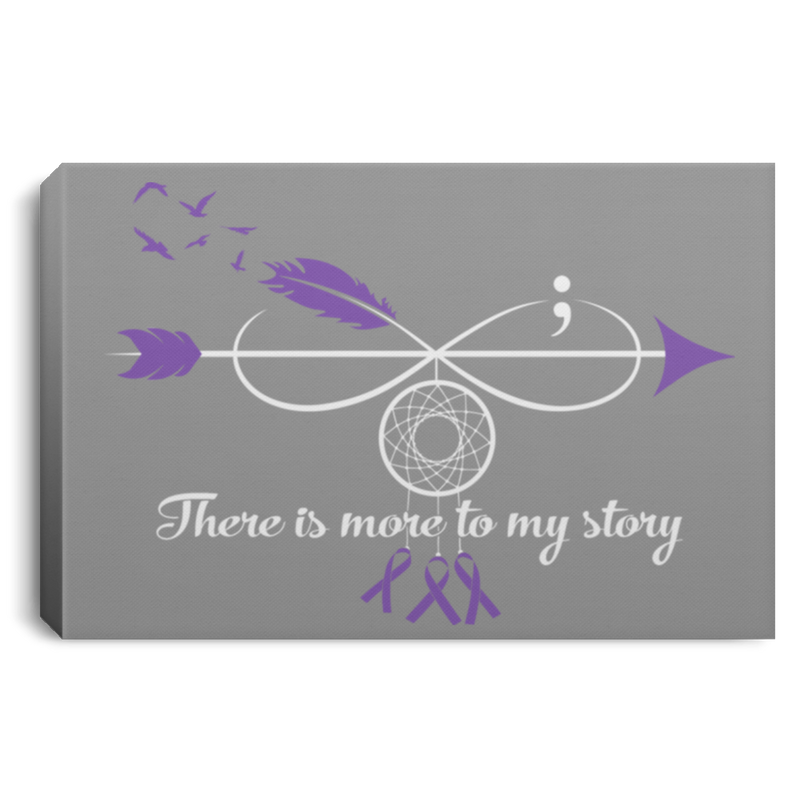 Alzheimer's Awareness Canvas - There Is More To My Story Canvas Wall Art Decor