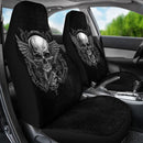 Amazing Badass Skull With Wings Car Seat Covers (Set Of 2)