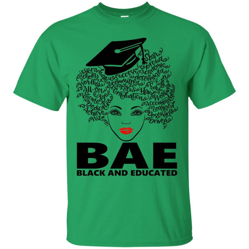 Amazing BAE Black And Educated T-shirt for Melanin Queens Black Girls CustomCat