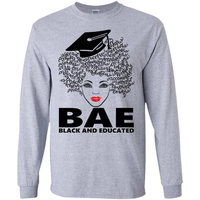 Amazing BAE Black And Educated T-shirt for Melanin Queens Black Girls CustomCat