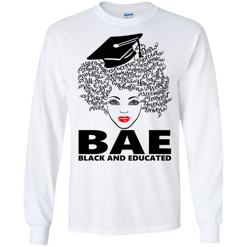 Amazing BAE Black And Educated T-shirt for Melanin Queens Black Girls CustomCat