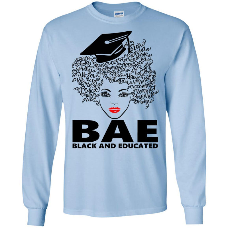 Amazing BAE Black And Educated T-shirt for Melanin Queens Black Girls CustomCat