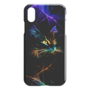Amazing Neon Light Cat iPhone Case teelaunch