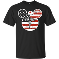 America Flag Nurse Tshirts CustomCat
