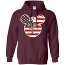 America Flag Nurse Tshirts CustomCat