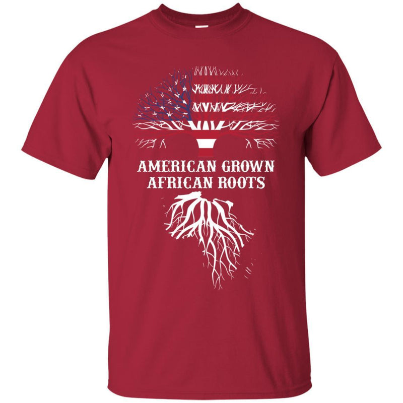 American Grown African Roots T-shirts for Black Queens CustomCat