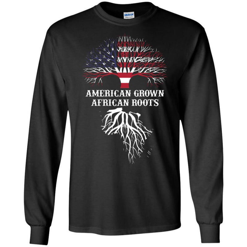 American Grown African Roots T-shirts for Black Queens CustomCat