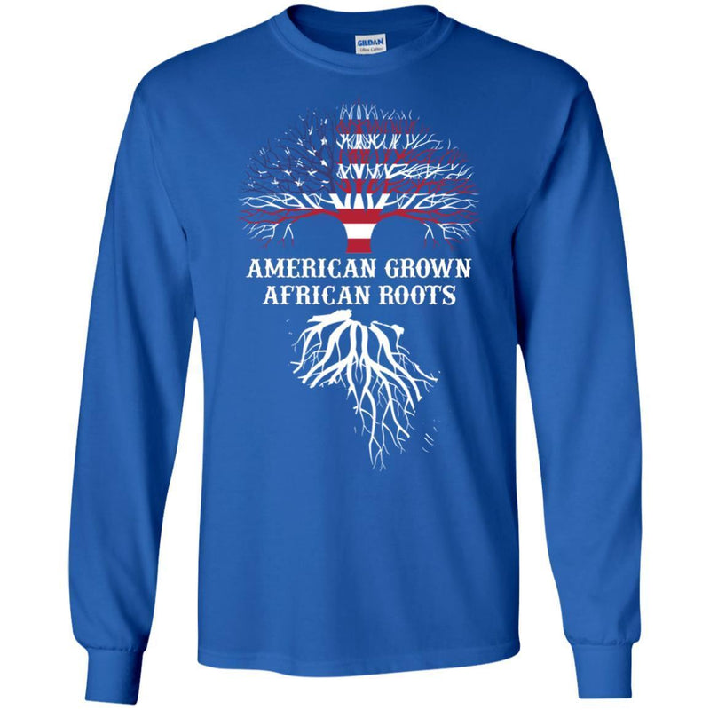 American Grown African Roots T-shirts for Black Queens CustomCat