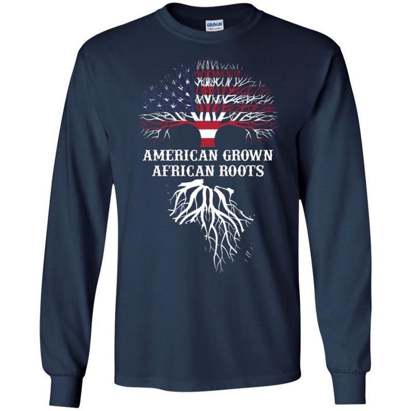 American Grown African Roots T-shirts for Black Queens CustomCat