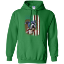 American Staffordshire Terrier American Flag Dogs T-shirt CustomCat