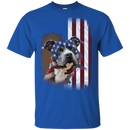 American staffordshire terrier-usa flag CustomCat