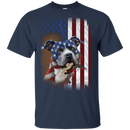 American staffordshire terrier-usa flag CustomCat