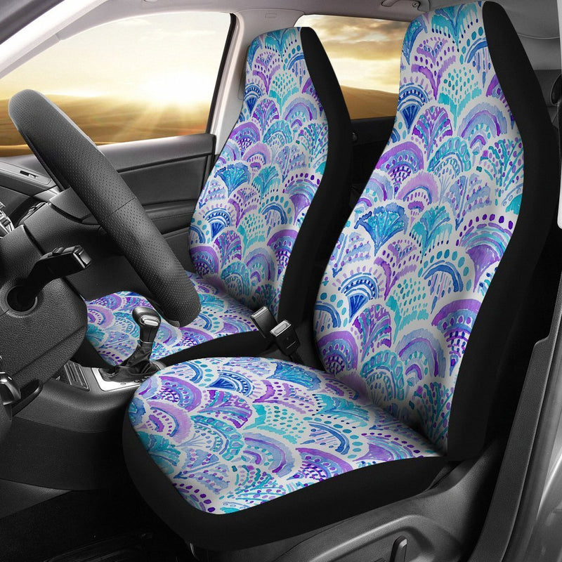 Ancient Mermaid Shell Car Seat Covers (Set Of 2) interestprint