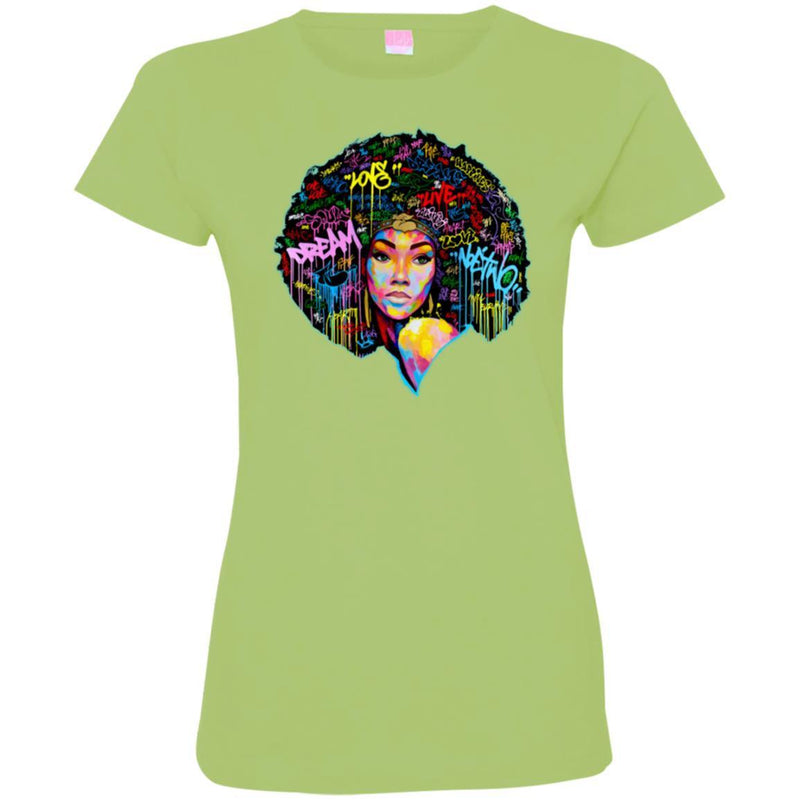 Art Black Women T Shirt Black History Month T-Shirt for Women Africa Pride Shirts CustomCat