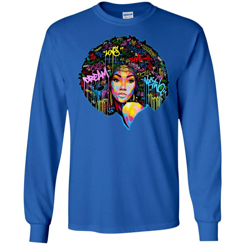 Art Black Women T Shirt Black History Month T-Shirt for Women Africa Pride Shirts CustomCat