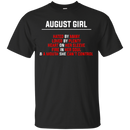 August girl funny T-shirts CustomCat