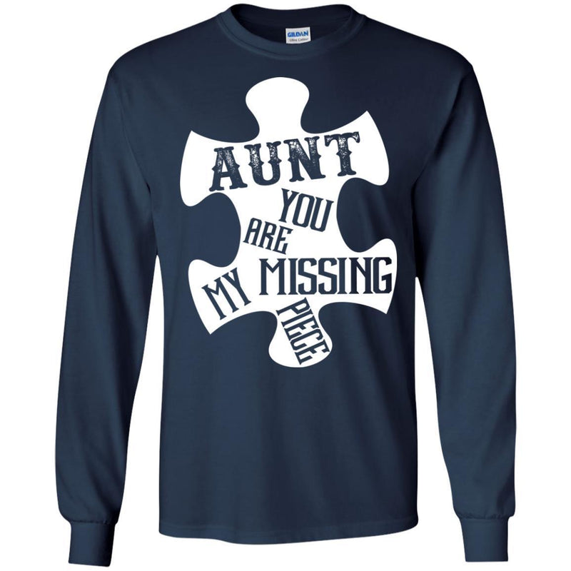 Aunt You Are Missing Piece T-shirts CustomCat