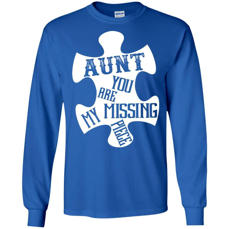 Aunt You Are Missing Piece T-shirts CustomCat