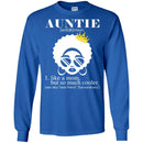 Auntie T-shirts For Black Women CustomCat