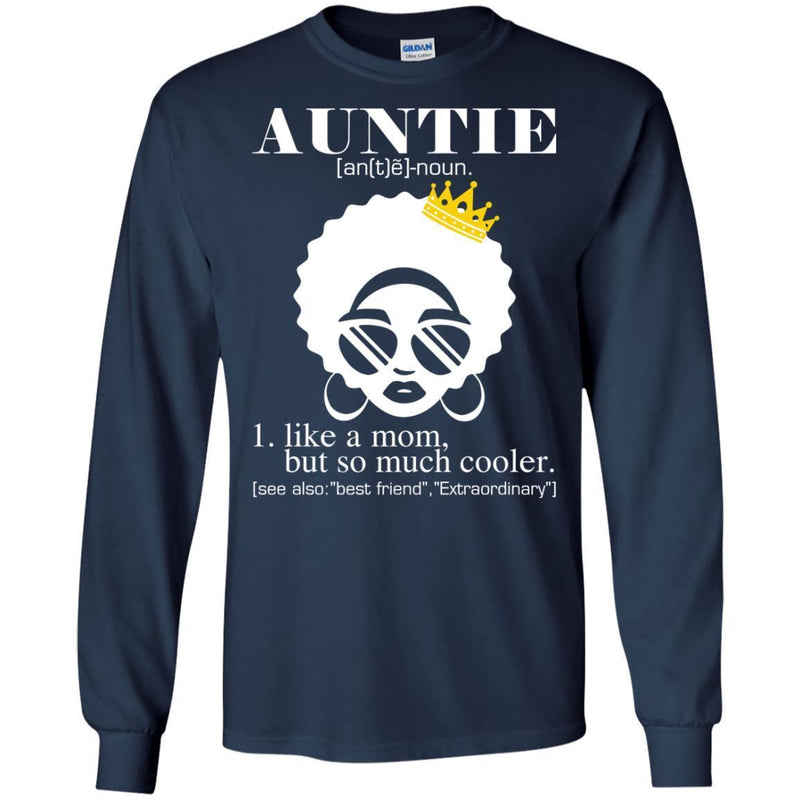 Auntie T-shirts For Black Women CustomCat