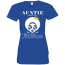 Auntie T-shirts For Black Women CustomCat